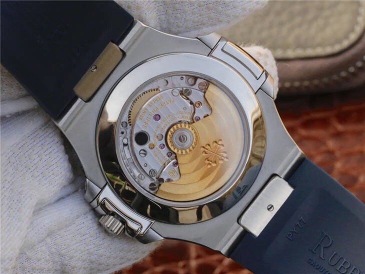 KM厂百达翡丽运动系列鹦鹉螺月相腕表LU 高仿百达翡丽鹦鹉螺手表￥2780.00 第12张