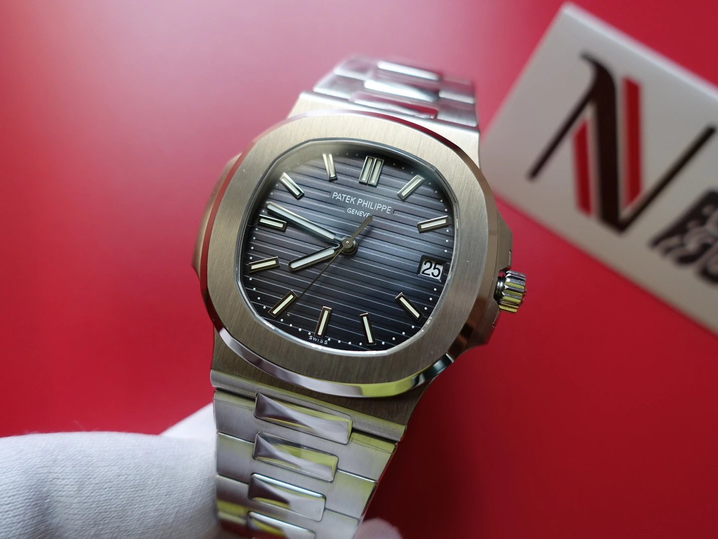 百达PatekPhilippePPFV2版PPF超级鹦鹉螺重磅来袭防水表高仿￥3300.00