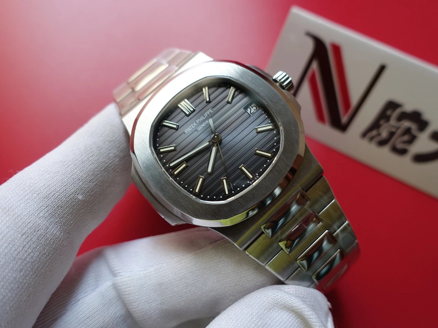 百达PatekPhilippePPFV2版PPF超级鹦鹉螺重磅来袭防水表高仿￥3300.00 第3张
