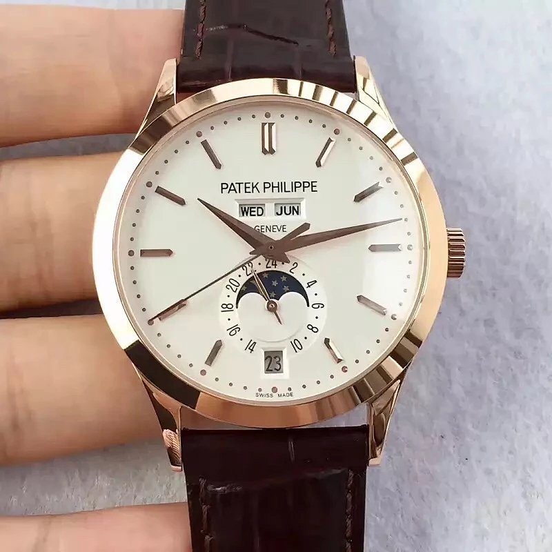 市面最高KM出品新款百达翡丽机芯 仿多功能 百达翡丽月相手表￥3180.00 第3张