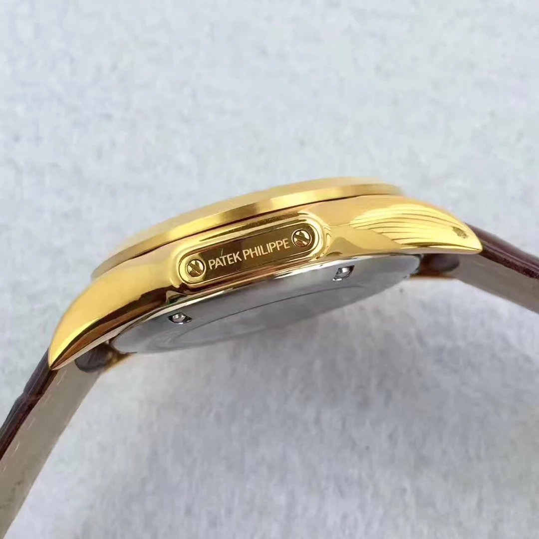 2017百达翡丽最新款经典永恒真24时指针精钢 一比一精仿百达翡丽手表价格图片男表￥3480.00 第5张