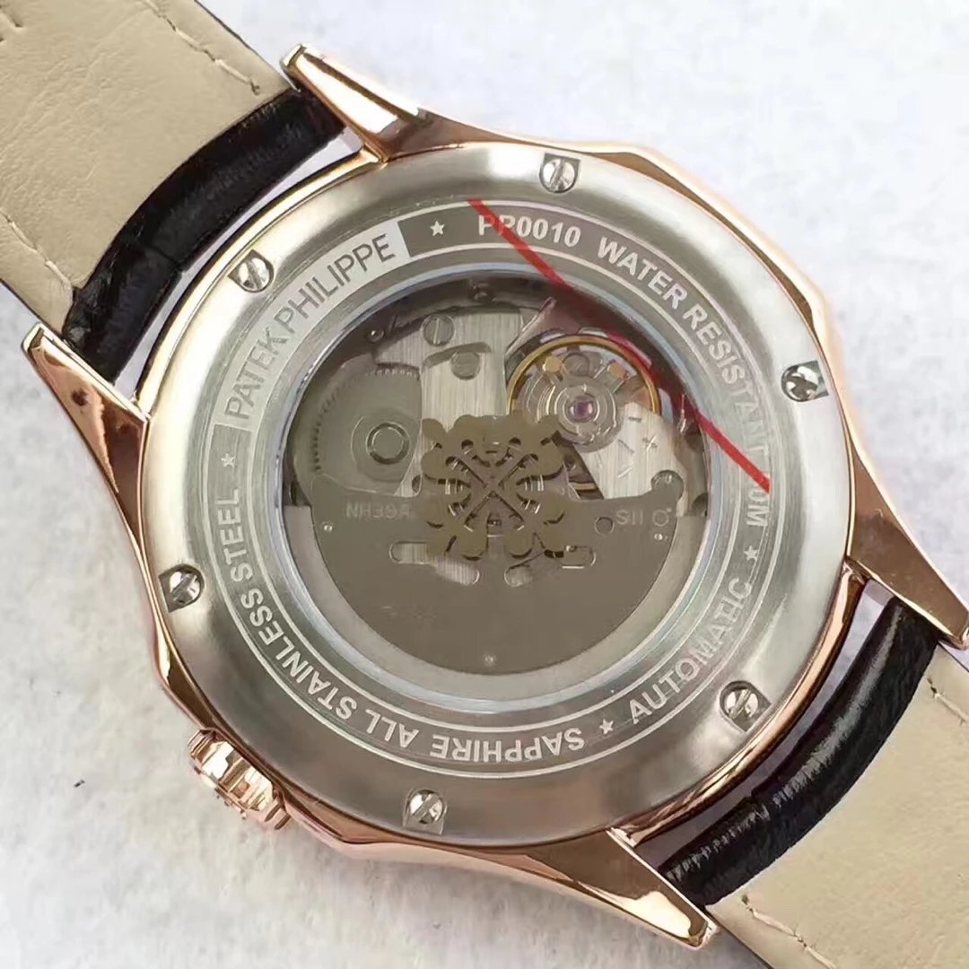 2017百达翡丽最新款经典永恒真24时指针进口 普通仿百达翡丽男表￥3480.00 第4张