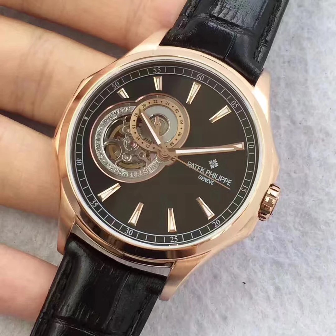 2017百达翡丽最新款经典永恒真24时指针进口 普通仿百达翡丽男表￥3480.00 第3张