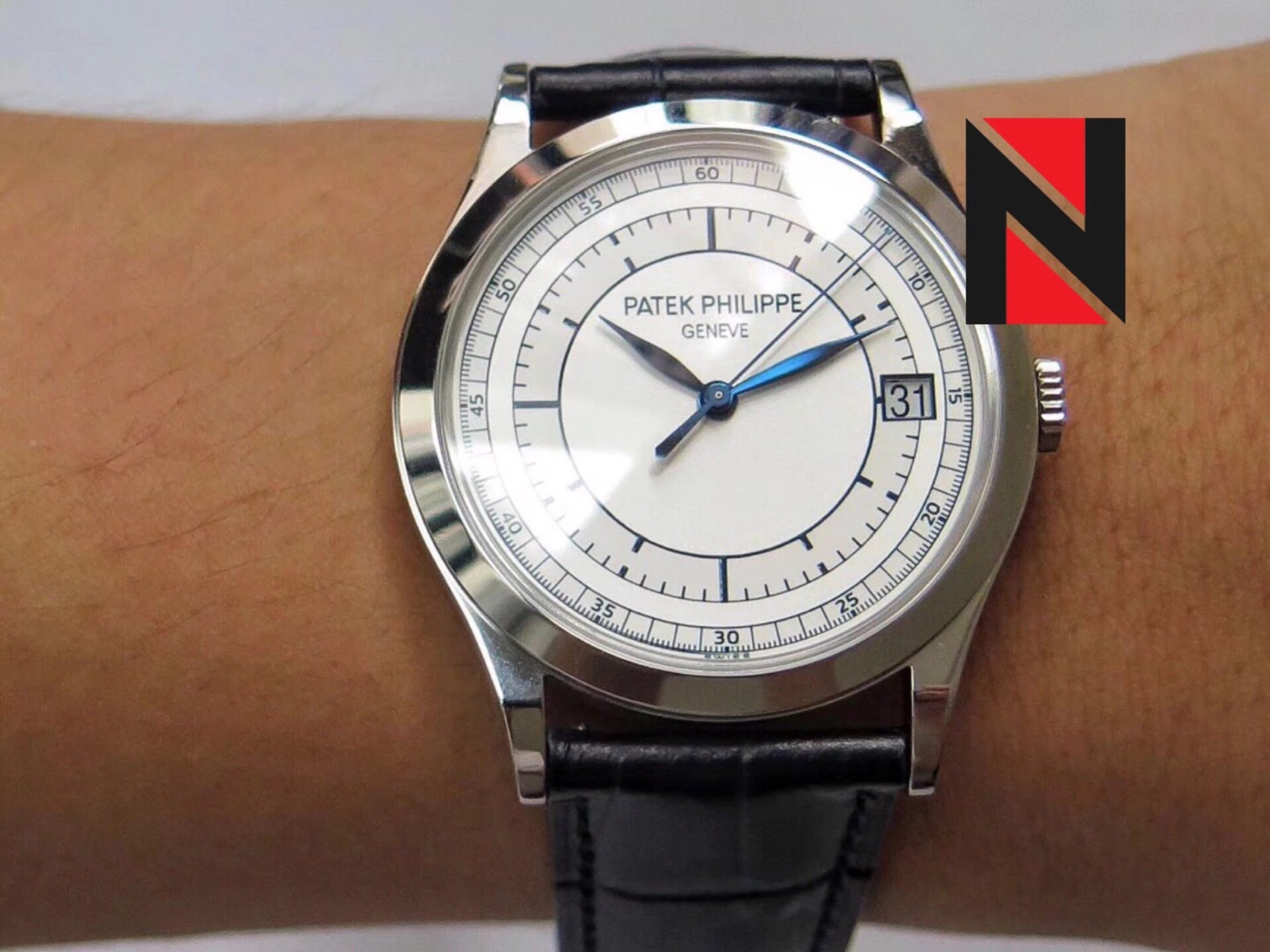 百达PatekPhilippe古典表系列5296G010皮带机械男 zf 百达翡丽古典￥3180.00 第7张