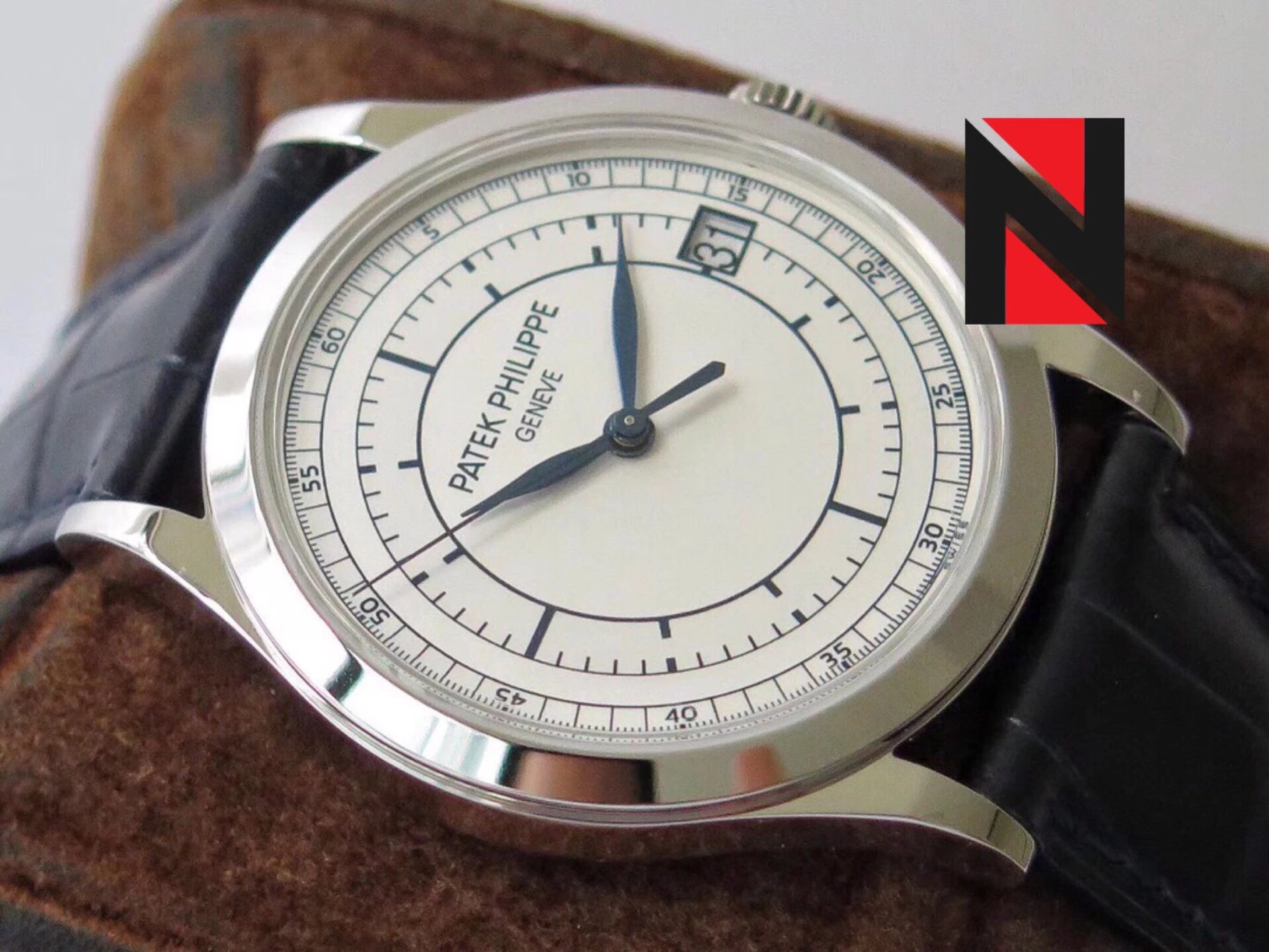 百达PatekPhilippe古典表系列5296G010皮带机械男 zf 百达翡丽古典￥3180.00 第9张