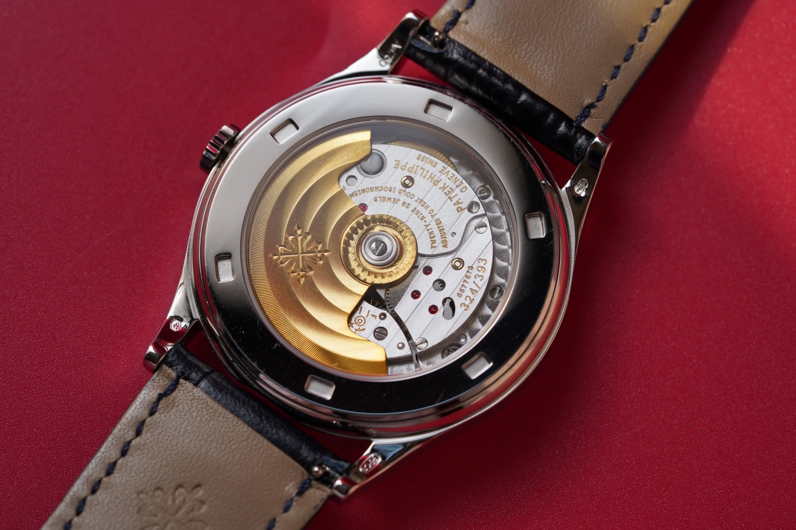 百达PatekPhilippe古典表系列5296G010皮带机械男 zf 百达翡丽古典￥3180.00 第15张