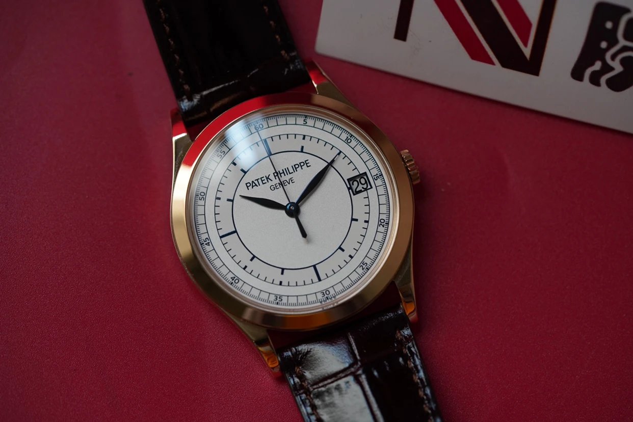 百达PatekPhilippe古典表系列5296G010皮带机械男 zf百达翡丽古典表￥3280.00 第3张