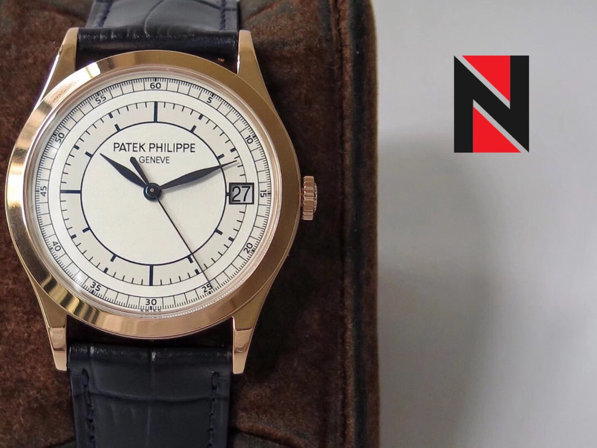 百达PatekPhilippe古典表系列5296G010皮带机械男 zf百达翡丽古典表￥3280.00 第11张