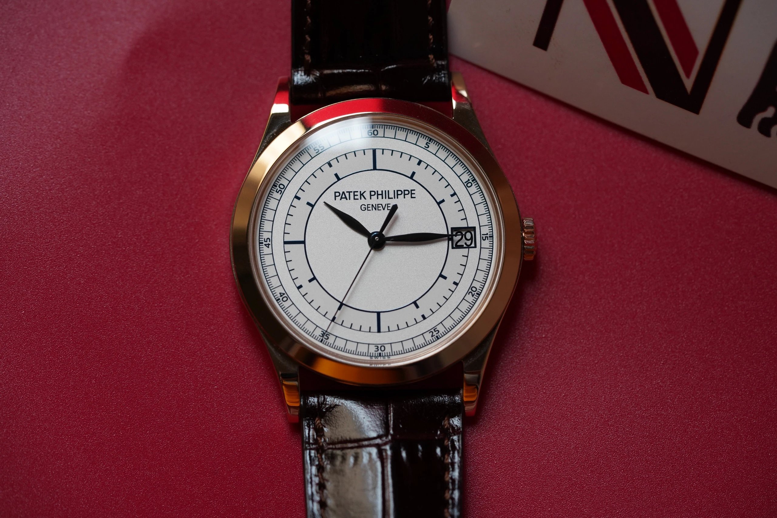 百达PatekPhilippe古典表系列5296G010皮带机械男 zf百达翡丽古典表￥3280.00 第21张