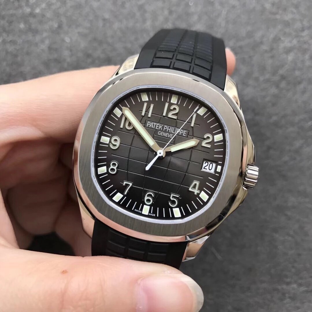 ZF百达PatekPhilippe海底探险者系列手雷橡胶带机械表 百达翡丽手雷复刻表不同厂版本￥3180.00 第13张