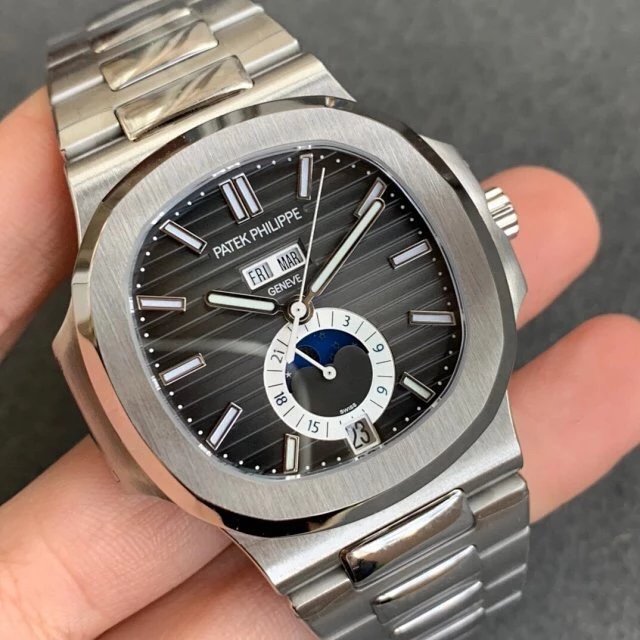 GR厂手表百达翡丽NAUTILUS鹦鹉螺系列57261A010腕表 百达翡丽鹦鹉螺仿品￥3280.00 第2张