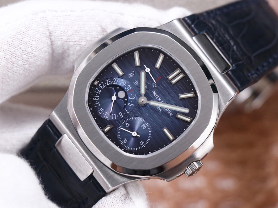 PF百达fei丽鹦鹉螺运动系列5712直径40.mm精钢表带透底男士腕表手动 百达翡丽鹦鹉螺5711手表仿品￥3480.00 第3张