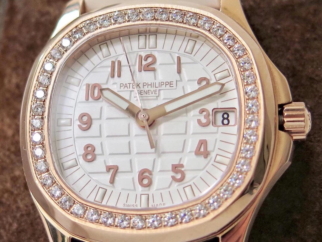 PPF百达PatekPhilippeAQUANAUT女装款橡胶带独家女表 百达翡丽750高仿女表￥3480.00 第3张