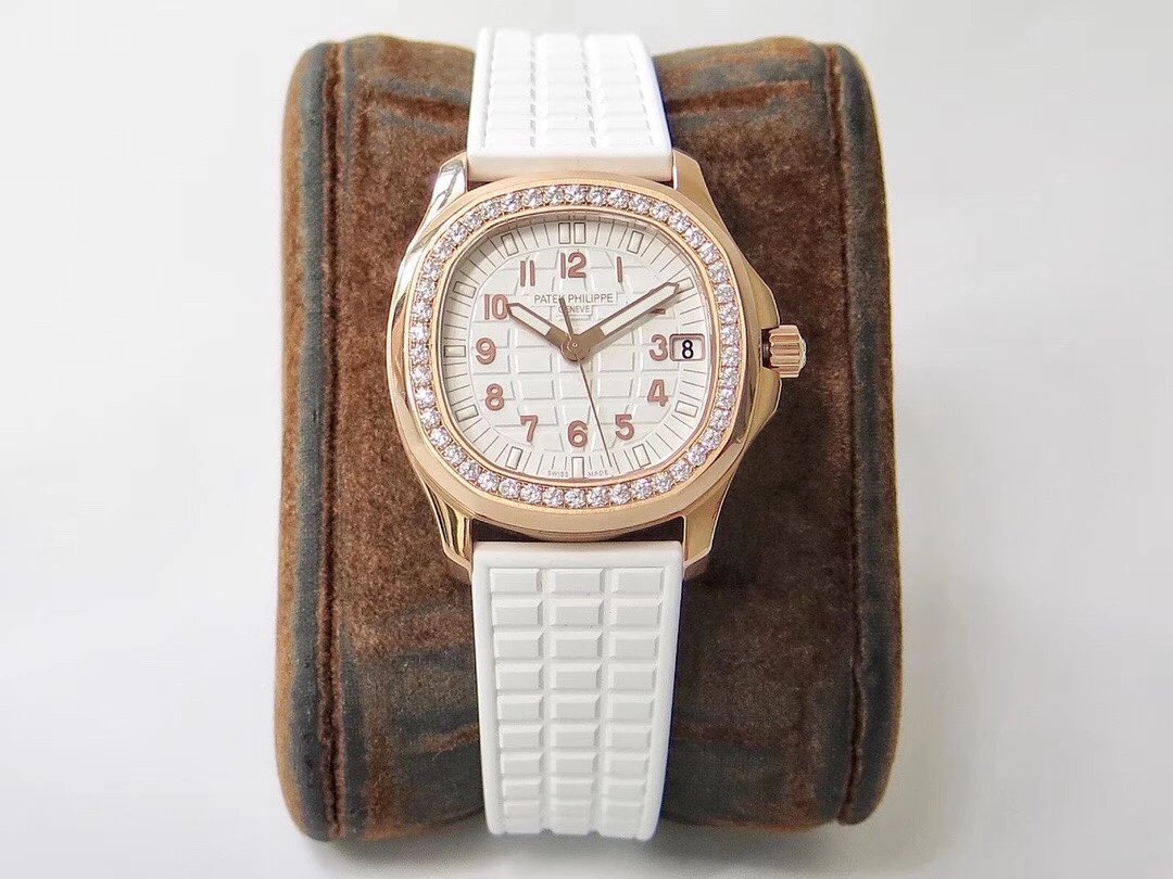 PPF百达PatekPhilippeAQUANAUT女装款橡胶带独家女表 百达翡丽750高仿女表￥3480.00