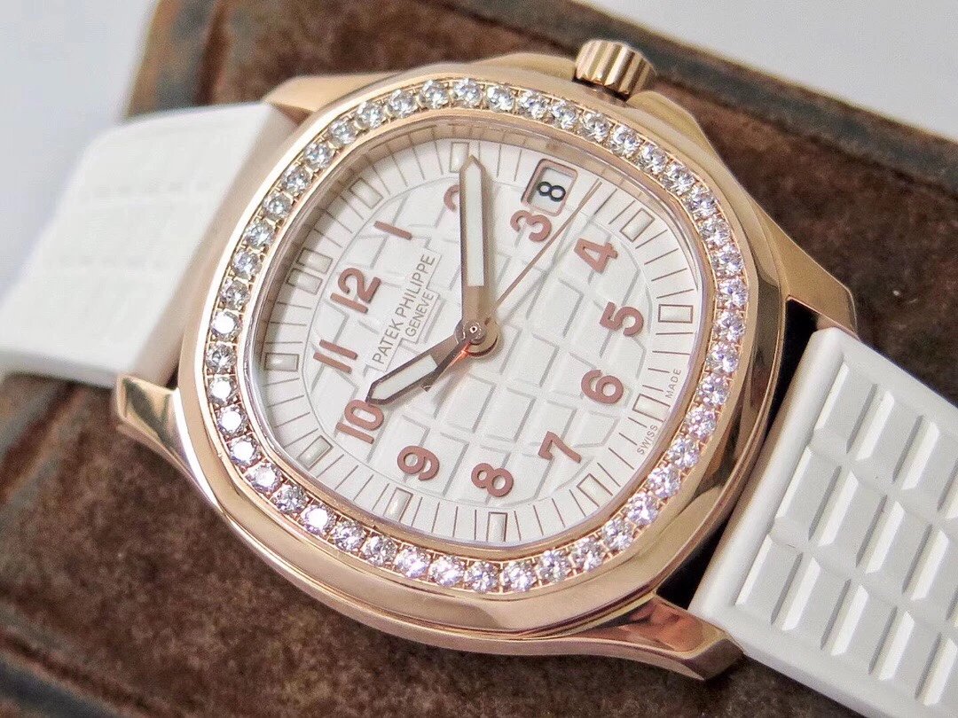 PPF百达PatekPhilippeAQUANAUT女装款橡胶带独家女表 百达翡丽750高仿女表￥3480.00 第4张