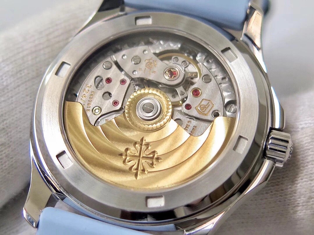 PPF百达PatekPhilippeAQUANAUT女装款橡胶带独家定制 百达翡丽精仿女钻表￥3480.00 第6张