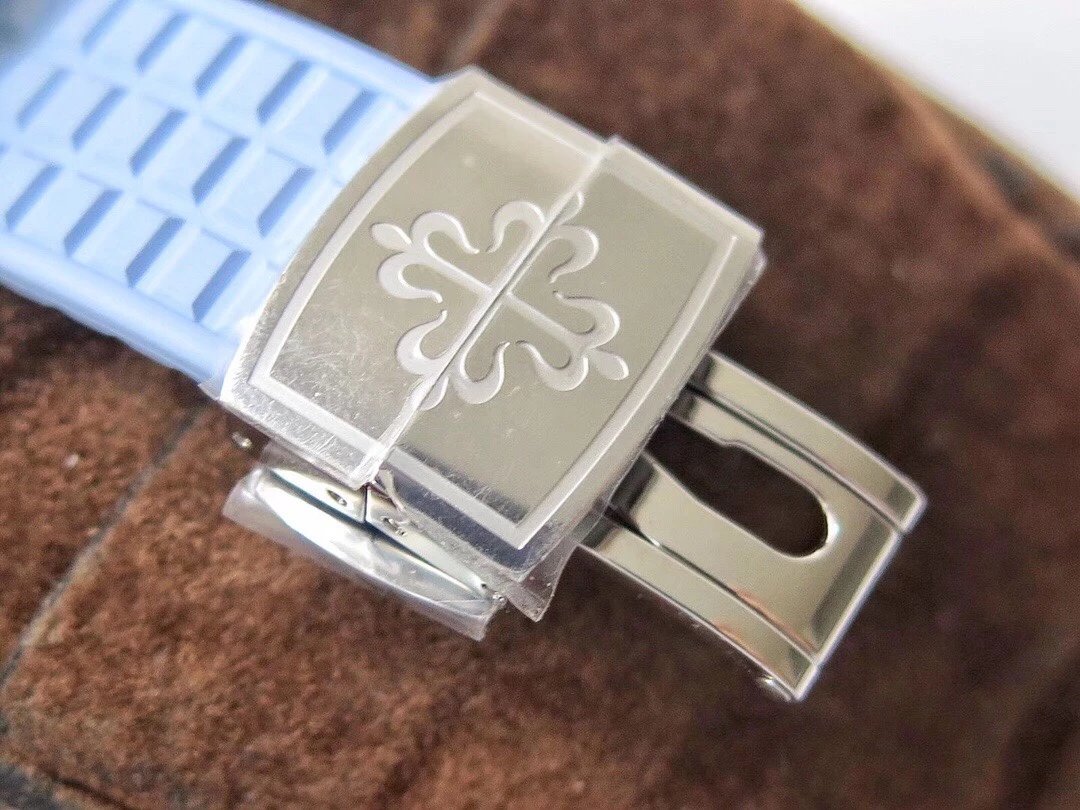 PPF百达PatekPhilippeAQUANAUT女装款橡胶带独家定制 百达翡丽精仿女钻表￥3480.00 第9张