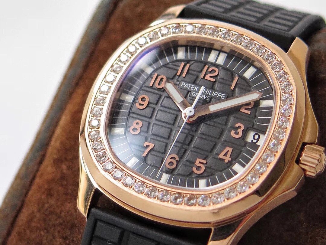 PPF百达PatekPhilippeAQUANAUT女款橡胶带独家机芯 仿百达翡丽黄金女表￥3480.00 第4张