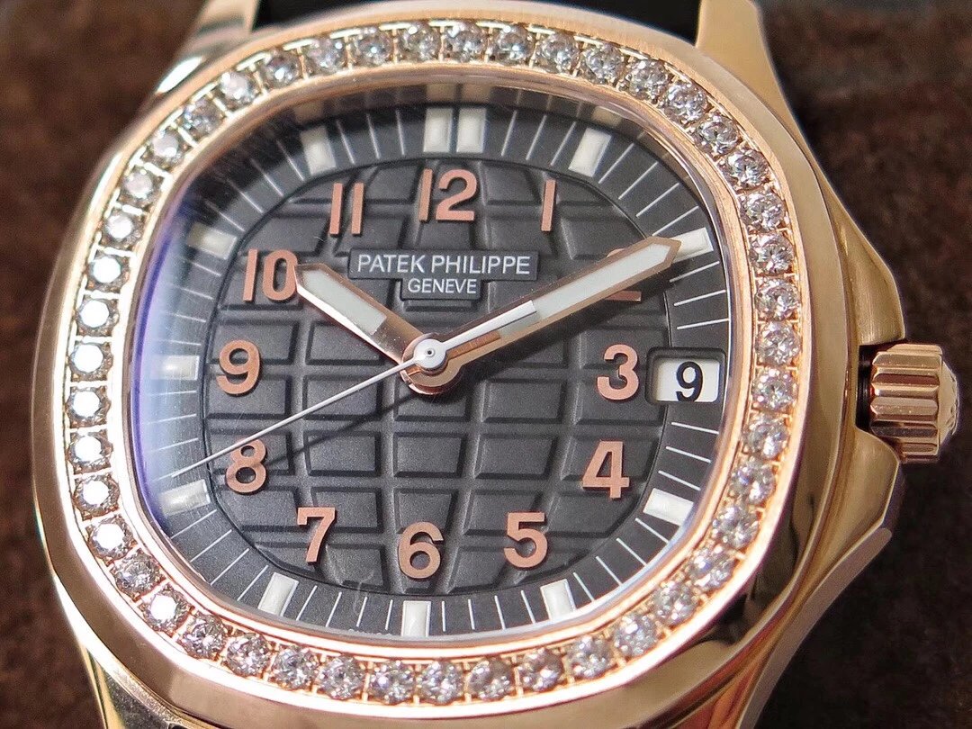 PPF百达PatekPhilippeAQUANAUT女款橡胶带独家机芯 仿百达翡丽黄金女表￥3480.00 第3张