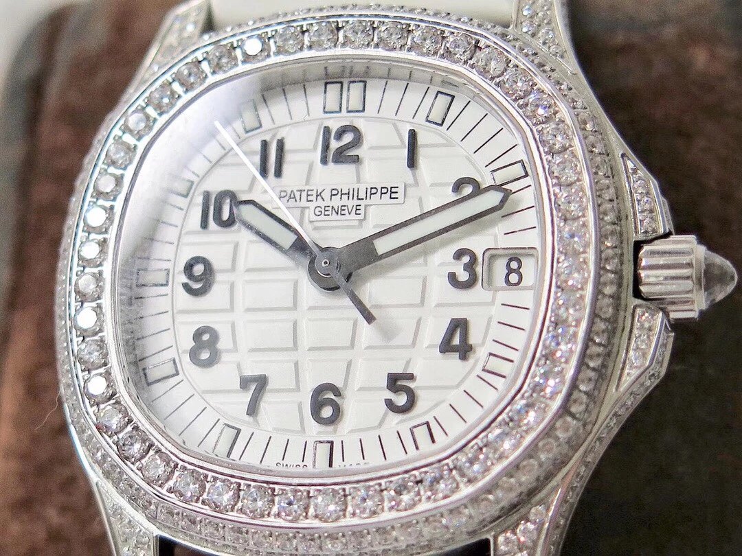 PPF百达PatekPhilippeAQUANAUT女装款橡胶带独家机芯 百达翡丽精仿女钻表￥3480.00 第3张