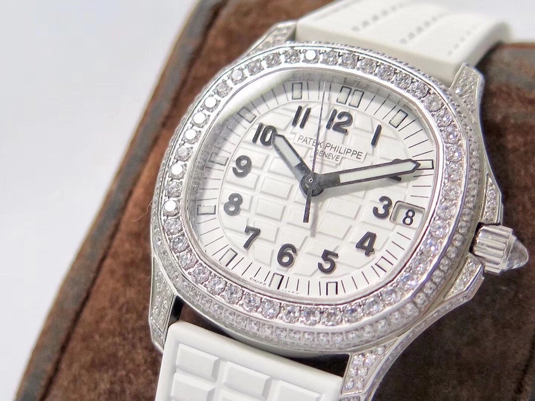 PPF百达PatekPhilippeAQUANAUT女装款橡胶带独家机芯 百达翡丽精仿女钻表￥3480.00 第5张