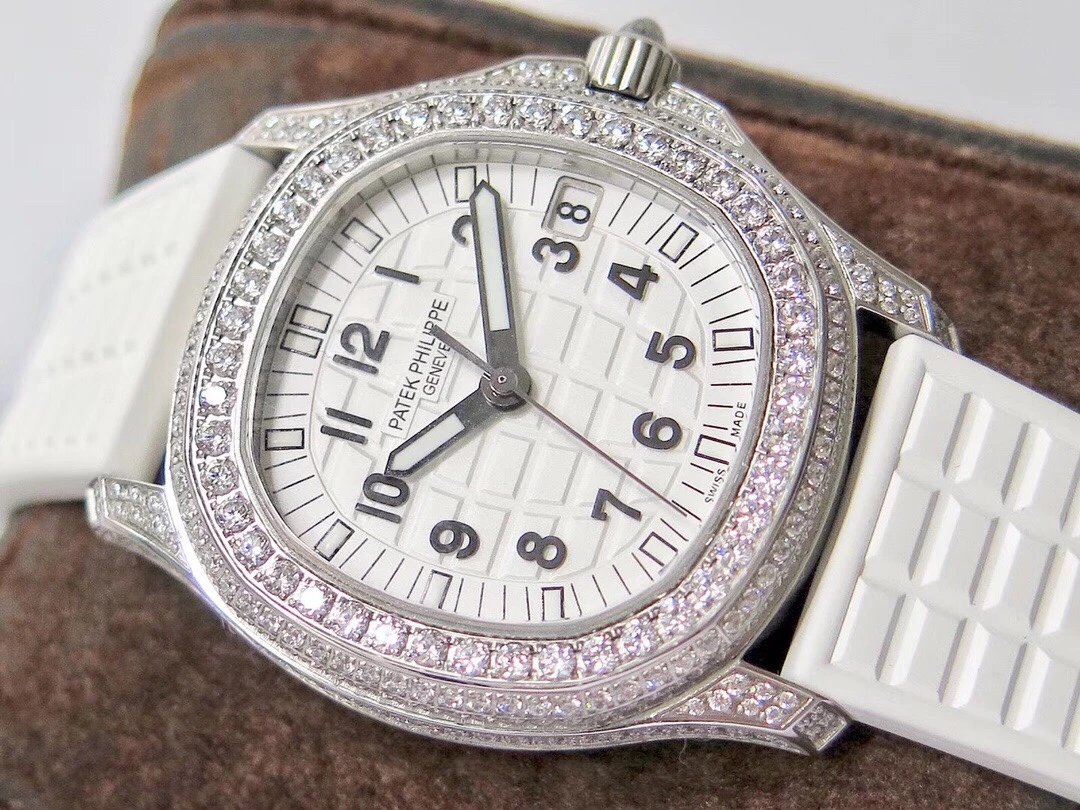 PPF百达PatekPhilippeAQUANAUT女装款橡胶带独家机芯 百达翡丽精仿女钻表￥3480.00 第2张