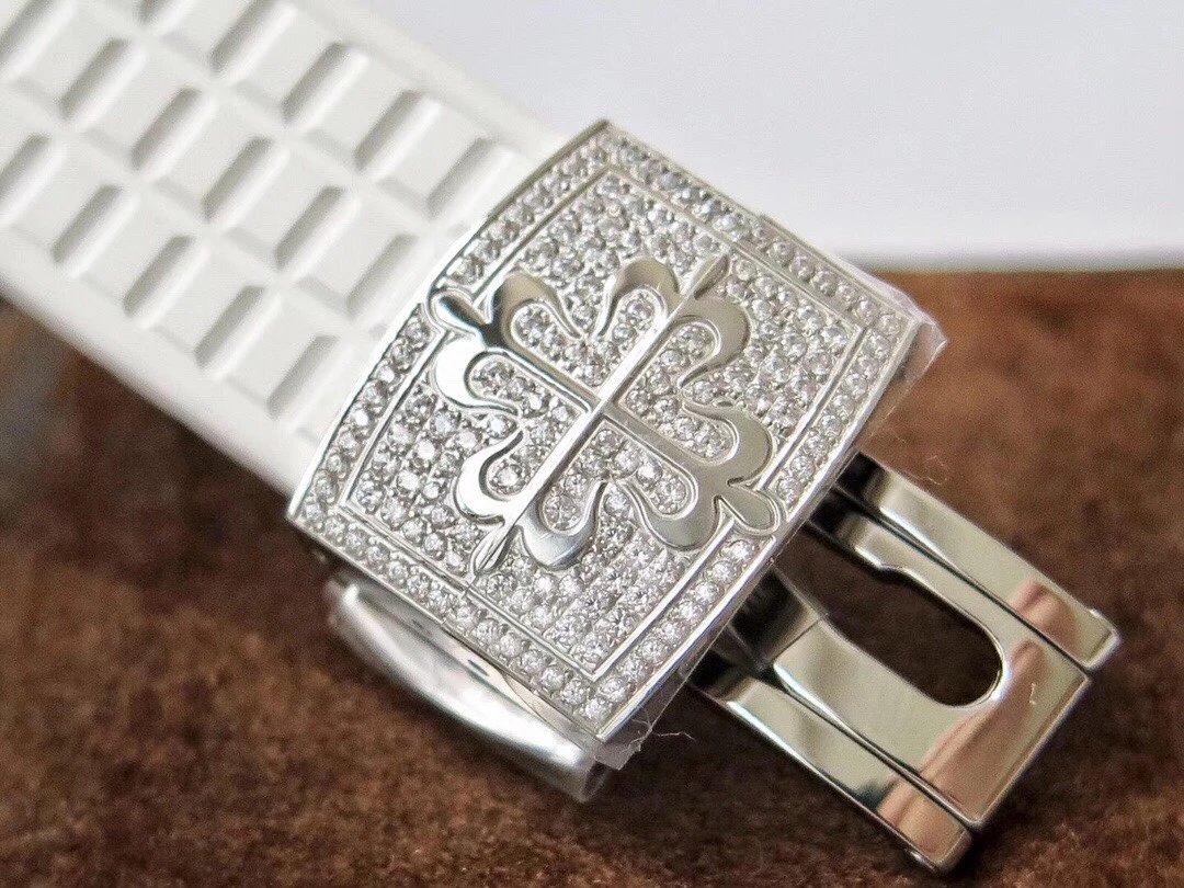 PPF百达PatekPhilippeAQUANAUT女装款橡胶带独家机芯 百达翡丽精仿女钻表￥3480.00 第8张