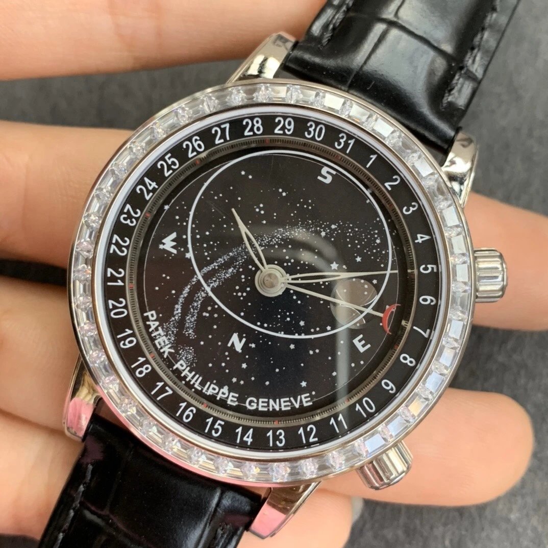 百达翡丽星空升级终极v2版超级复杂计时 高仿百达翡丽星空手表价格￥3180.00 第2张
