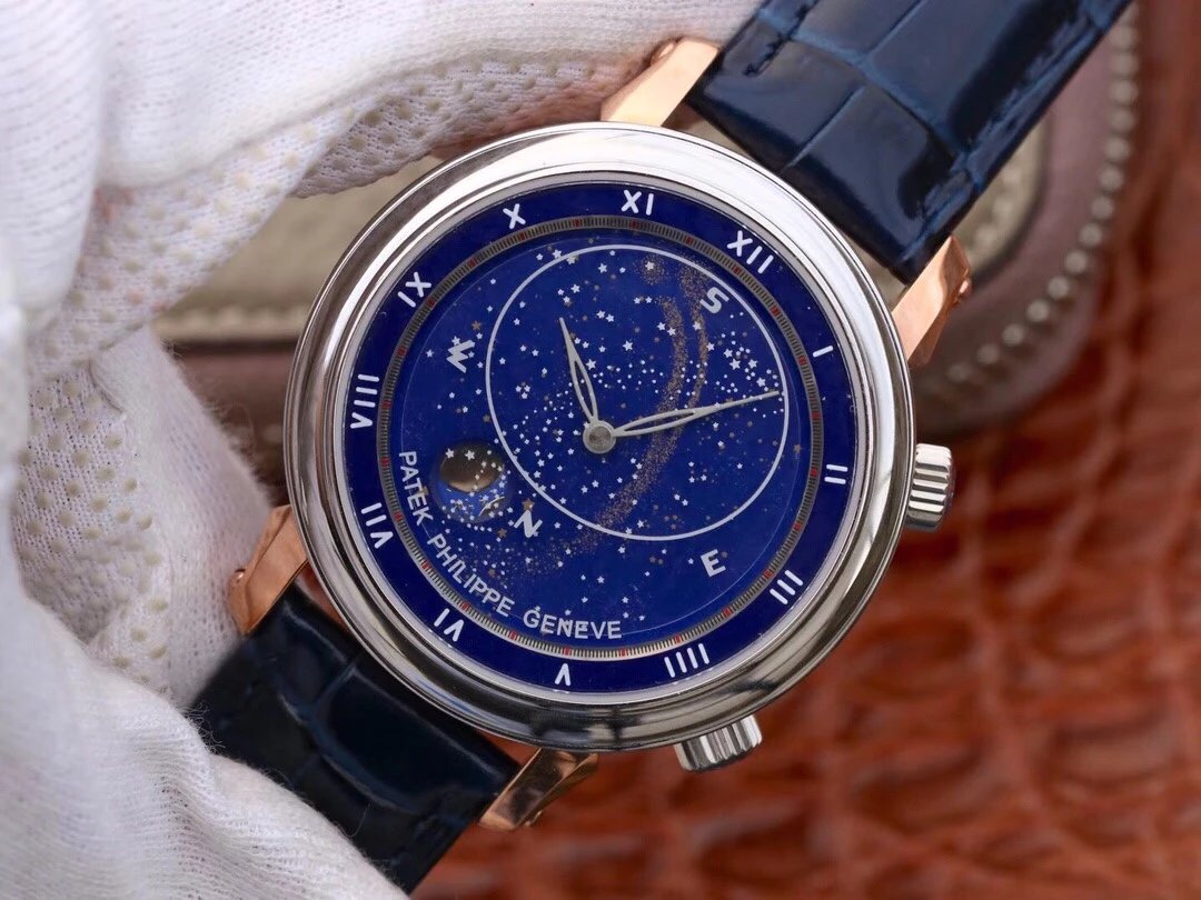 百达PatekPhilippe机械男表升级版星空5102天月款你 百达翡丽星空哪个厂复刻的好￥3180.00 第14张