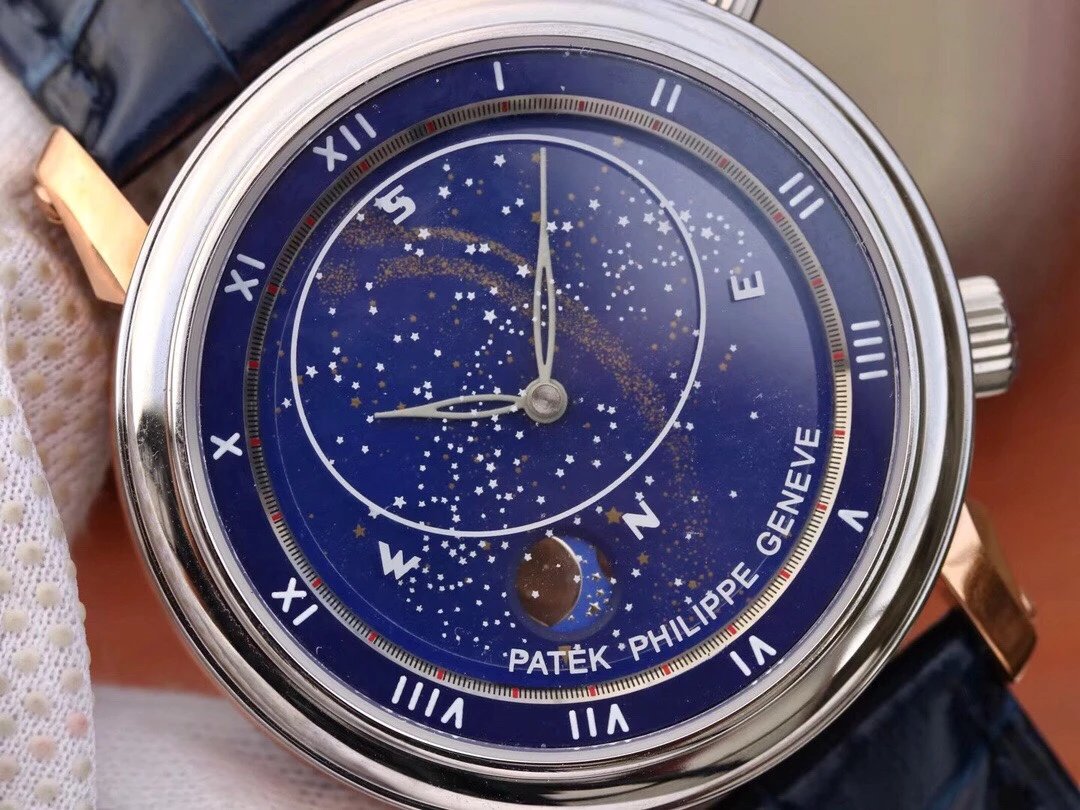百达PatekPhilippe机械男表升级版星空5102天月款你 百达翡丽星空哪个厂复刻的好￥3180.00 第17张