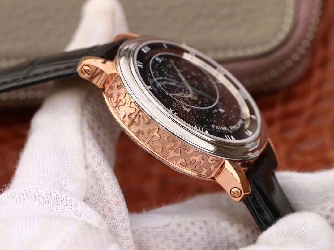 百达PatekPhilippe机械男表升级版星空5102天月款系列 高仿百达翡丽星空手表多少钱￥3180.00 第5张