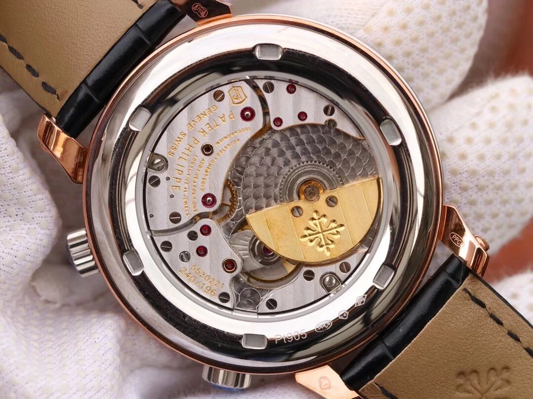 百达PatekPhilippe机械男表升级版星空5102天月款系列 高仿百达翡丽星空手表多少钱￥3180.00 第9张