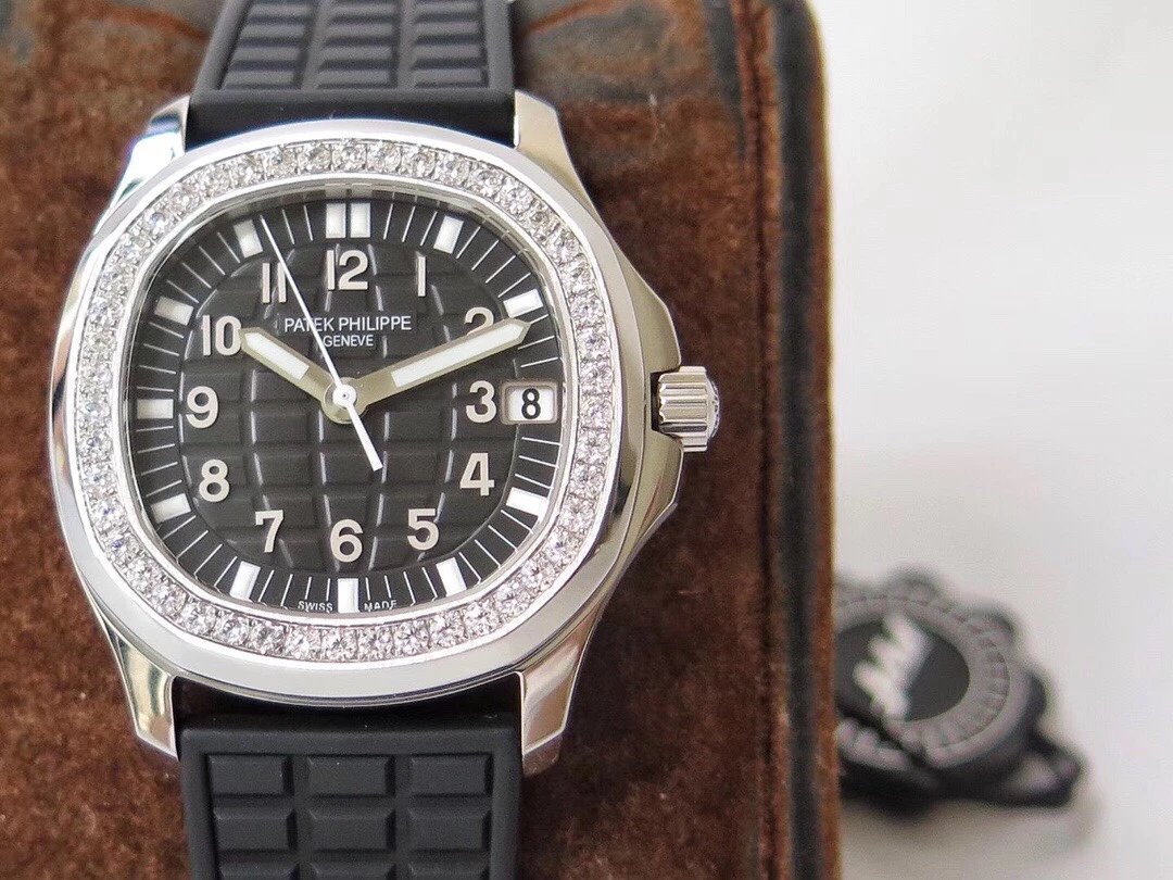 PPF百达PatekPhilippeAQUANAUT女装款橡胶带独家CAL.324 百达翡丽精仿女钻表￥3180.00 第2张