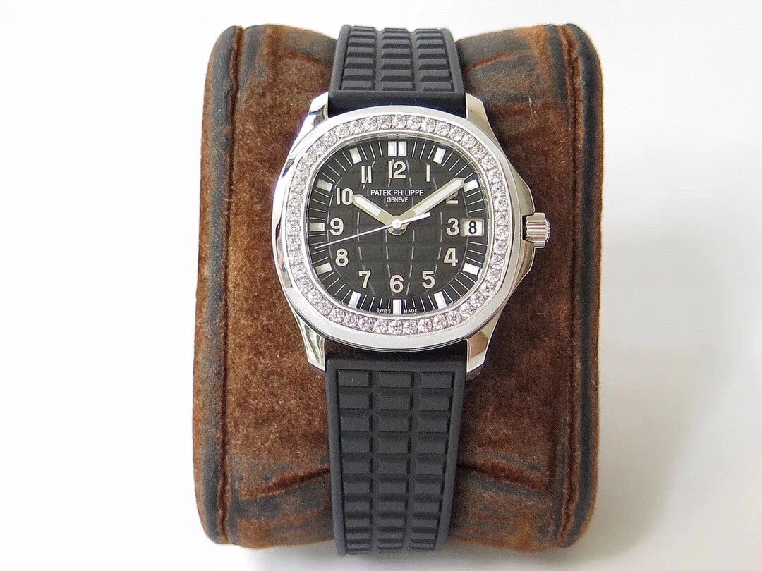 PPF百达PatekPhilippeAQUANAUT女装款橡胶带独家CAL.324 百达翡丽精仿女钻表￥3180.00