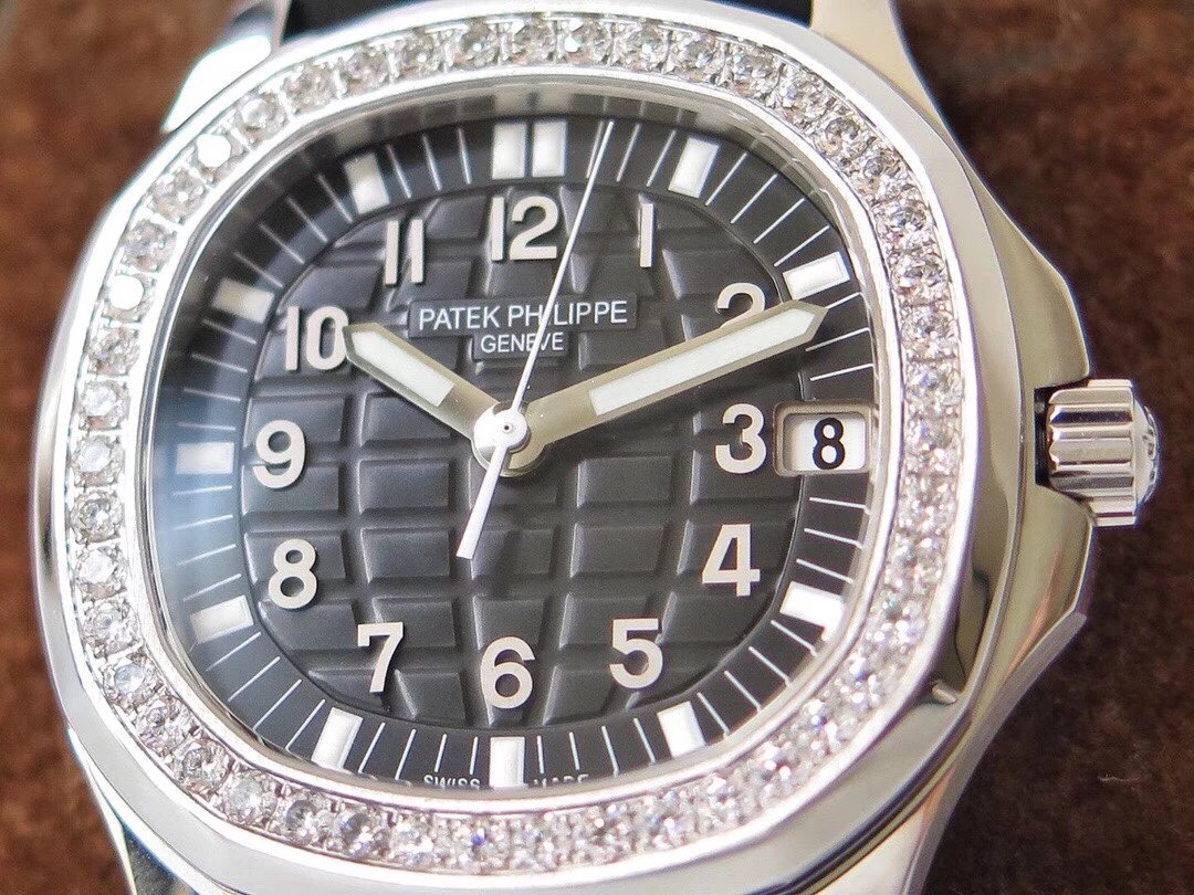 PPF百达PatekPhilippeAQUANAUT女装款橡胶带独家CAL.324 百达翡丽精仿女钻表￥3180.00 第3张
