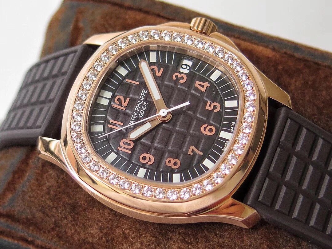 PPF百达PatekPhilippeAQUANAUT女装款橡胶带独家定制 精仿百达翡丽机械女表多少钱￥3180.00 第4张