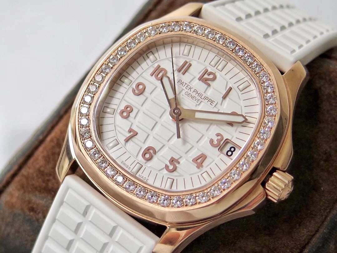 PPF百达PatekPhilippeAQUANAUT女装款橡胶带独家CAL.324 精仿百达翡丽女表￥3180.00 第5张