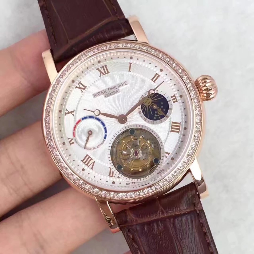PP百达翡丽真陀飞轮材料316钢直径直径42m 百达翡丽仿陀飞轮手表价格￥4980.00 第3张