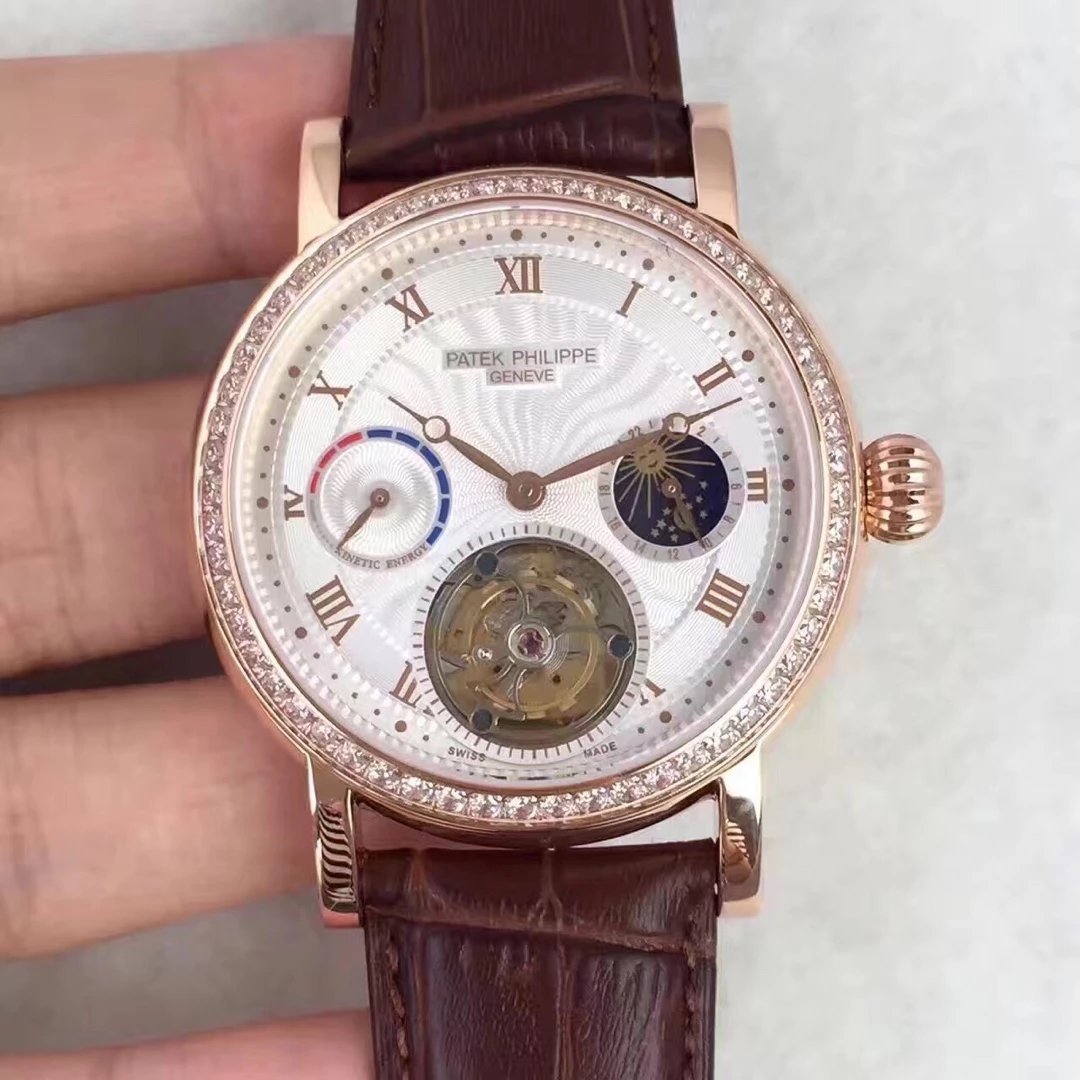 PP百达翡丽真陀飞轮材料316钢直径直径42m 百达翡丽仿陀飞轮手表价格￥4980.00 第2张