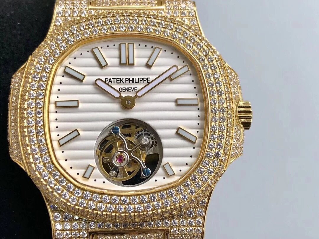 新品土豪专属PATEKPHILIPPE百达翡丽这款豪华百达翡丽陀飞轮腕表 广州高仿百达翡丽陀飞轮女表￥7880.00 第5张