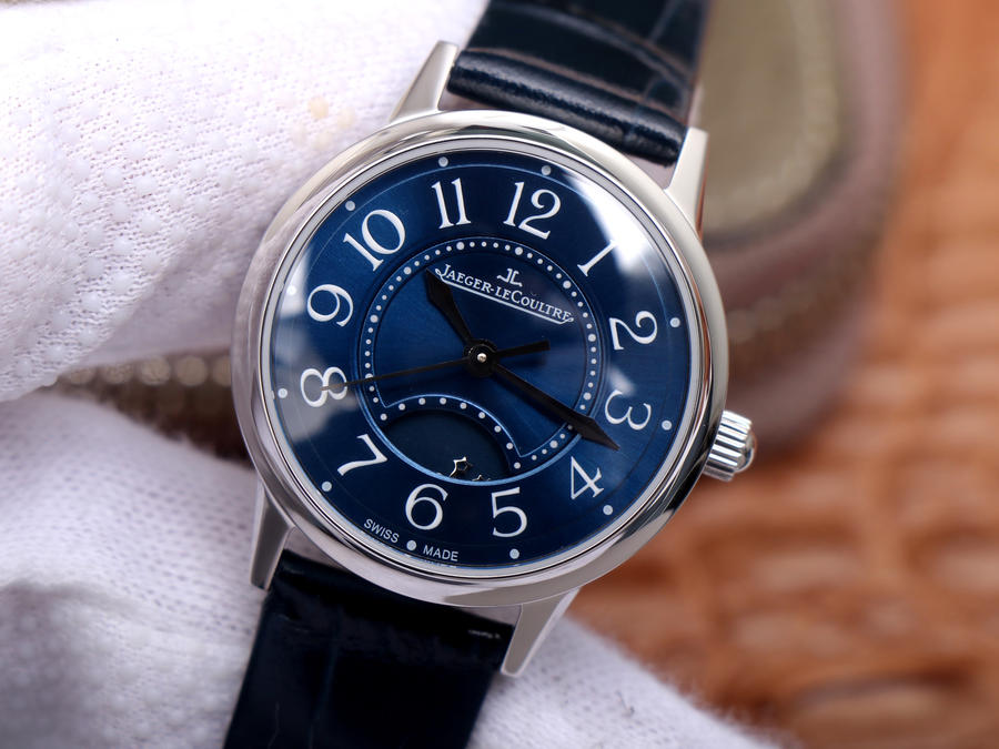 高仿积家约会系列蓝盘女表 MG厂出品 日月星辰￥3180 第4张