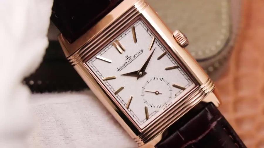 仿积家男士机械表 MG厂积家翻转系列3902420￥3180 第4张