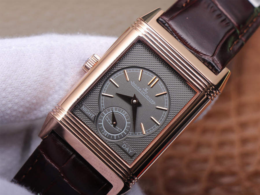 仿积家男士机械表 MG厂积家翻转系列3902420￥3180 第6张