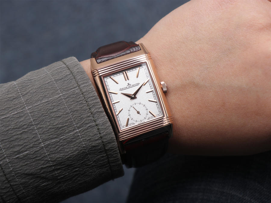 仿积家男士机械表 MG厂积家翻转系列3902420￥3180 第11张
