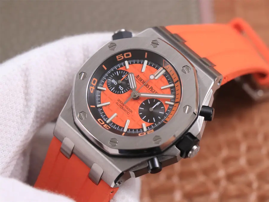 爱彼皇家橡树高仿表 tw厂爱彼皇家橡树离岸型26703ST.OO.A070CA.0 橙色￥3980