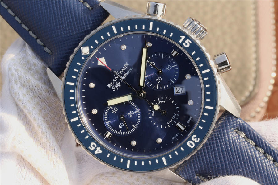 复刻手表宝珀五十寻 KJ宝珀五十噚系列5200款￥3880 第4张