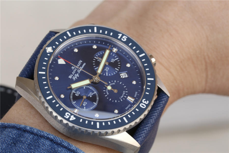 复刻手表宝珀五十寻 KJ宝珀五十噚系列5200款￥3880 第19张