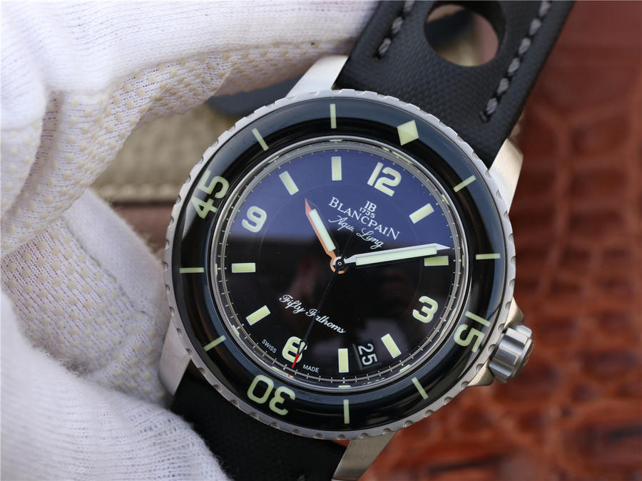 宝珀精仿手表 ZF宝珀五十噚典藏精品5015C-1130-52B￥4580 第2张