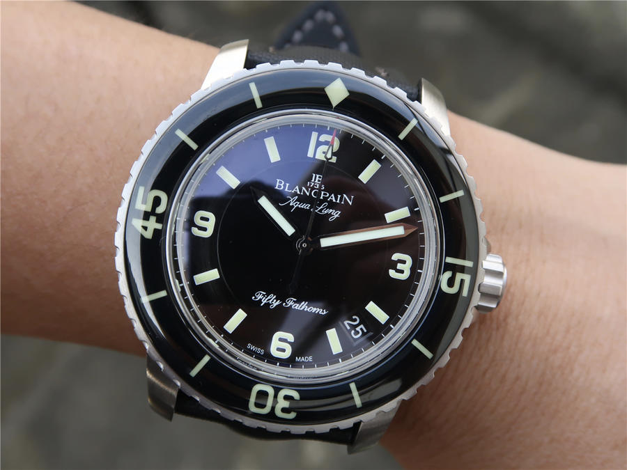宝珀精仿手表 ZF宝珀五十噚典藏精品5015C-1130-52B￥4580 第8张