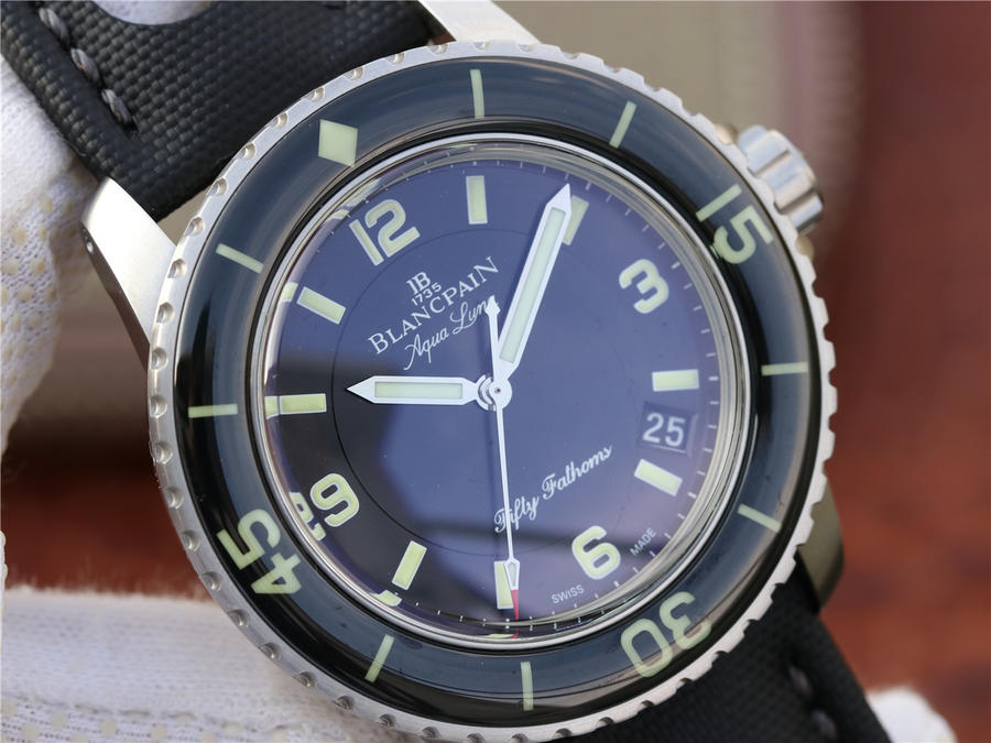 宝珀精仿手表 ZF宝珀五十噚典藏精品5015C-1130-52B￥4580 第6张